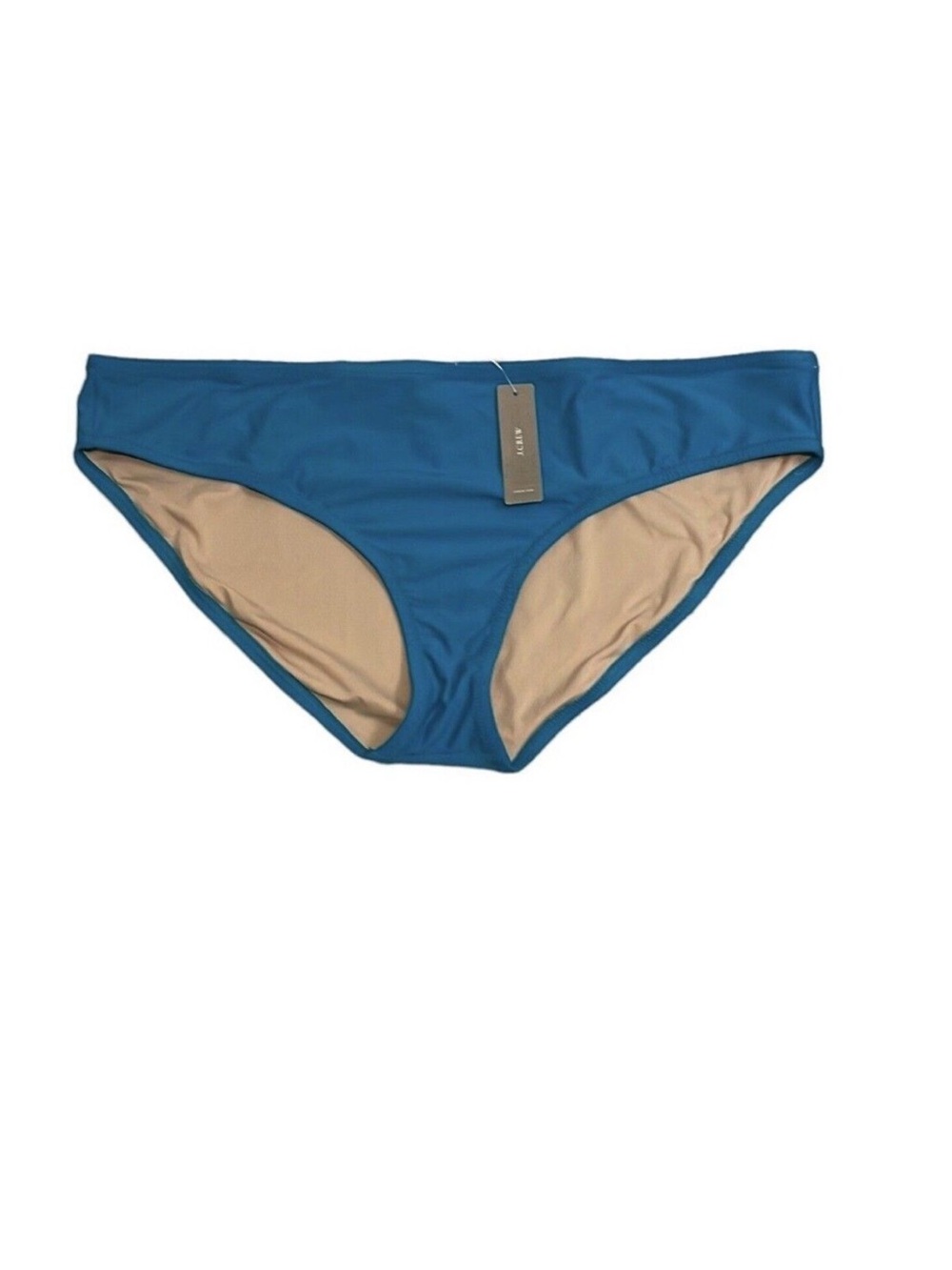 J Crew Bikini Bottom NEW Aqua XXL Style B6804 Lined